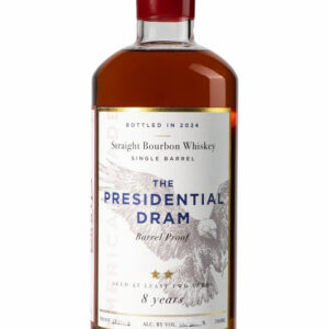 Presidential Dram 8 Year Old Bourbon, 113.96 Proof, by Proof and Wood
