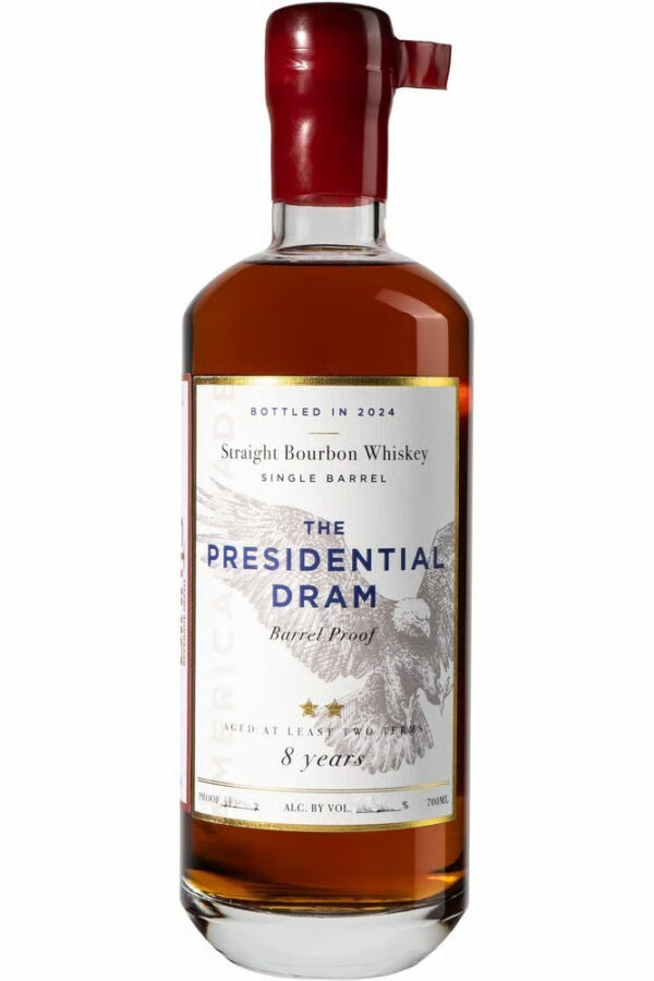 Presidential Dram 8 Year Old Bourbon, 113.96 Proof, by Proof and Wood
